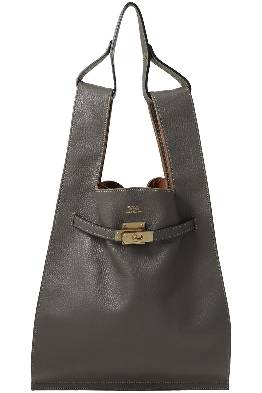 ビューティフルピープル/beautiful peopleの【受注生産】【ELLE SHOP 限定】large market bag（antique gold parts）(gray/large market bag（antique )