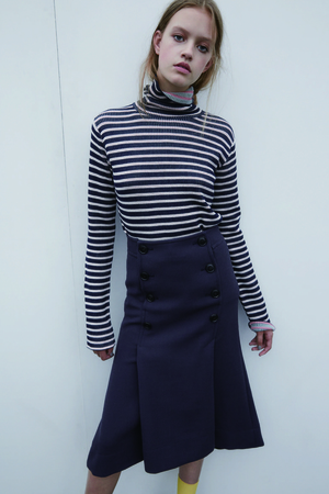 ビューティフルピープル/beautiful peopleのリブボーダープルオーバー