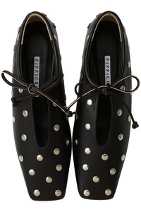 ピッピシック PIPPICHIC(ピッピシック)】 CROSS STRAP SQUARE TOE SHOES