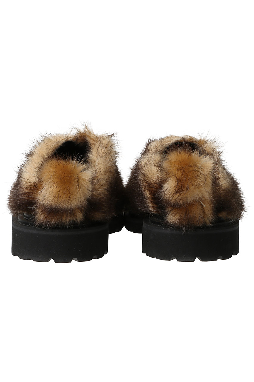 PIPPICHIC(ピッピシック)｜HAILEY フェイクファースリッポン/ブラウン