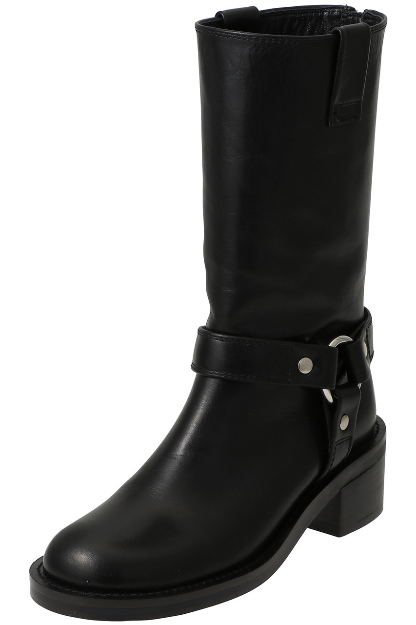 Pippi ピッピ 本革ロングエンジニアブーツ Vibram 黒 M 美品 PIPPICHIC(ピッピシック)｜RING エンジニアブーツ/ブラック の通販