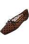 【予約販売】【ELLE SHOP限定】AMBER BALLET ドットチュールフラットシューズ ピッピシック/PIPPICHIC