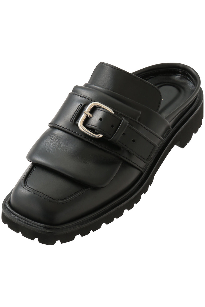 ピッピシック/PIPPICHICの【予約販売】SISSI ローファーベルトミュール(ブラック/PP26-SISSI LOAFERS BELT M)