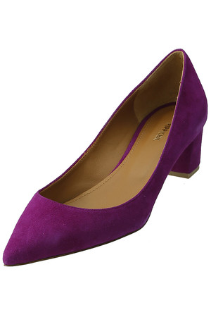 ピッピシック/PIPPICHICのスエードチャンキーヒールパンプス（5㎝）