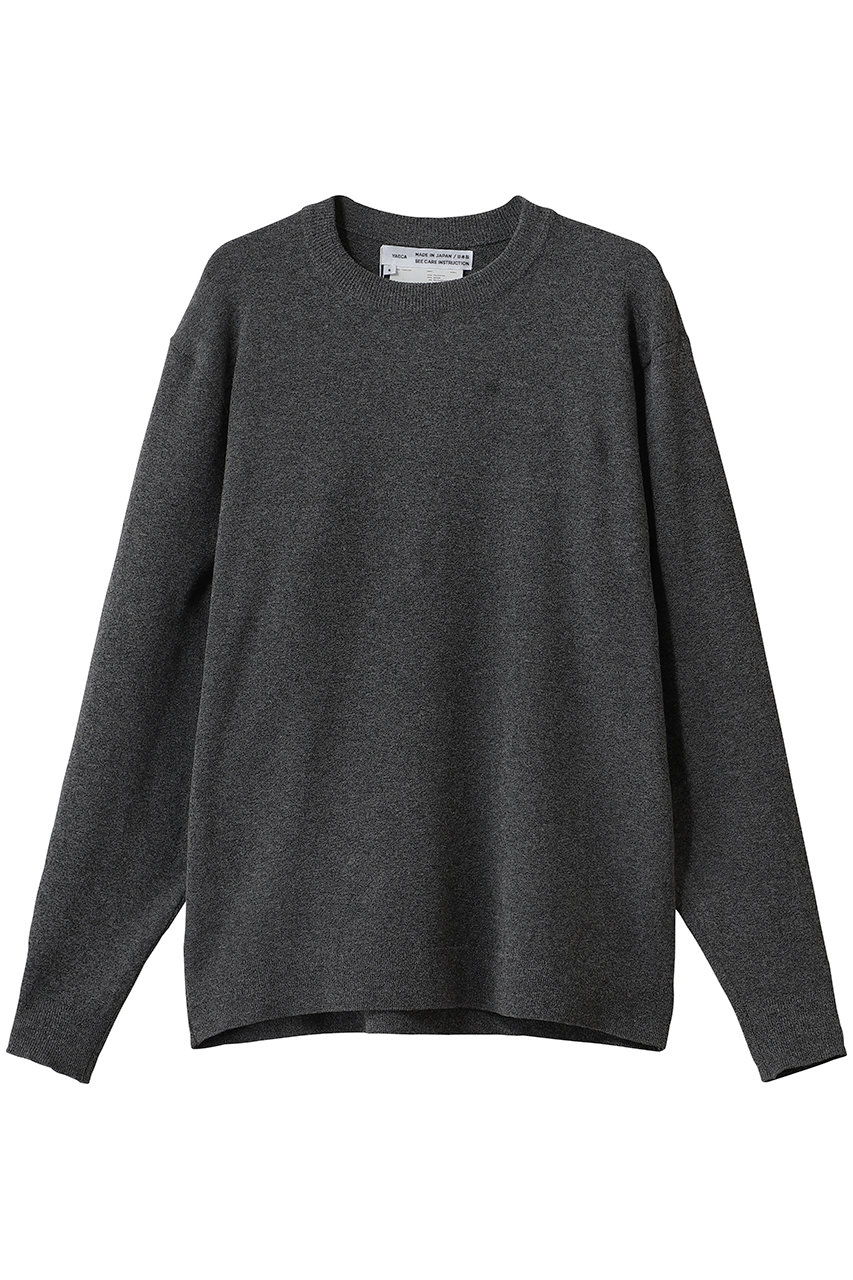 YAECA 【UNISEX】2wayニット プルオーバー (グレー, 02_SMALL) ヤエカ ELLE SHOP