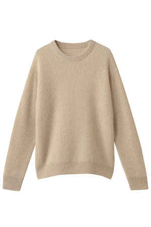 ヤエカ/YAECAの【予約販売】【YC】カシミヤニット あぜ編みプルオーバー