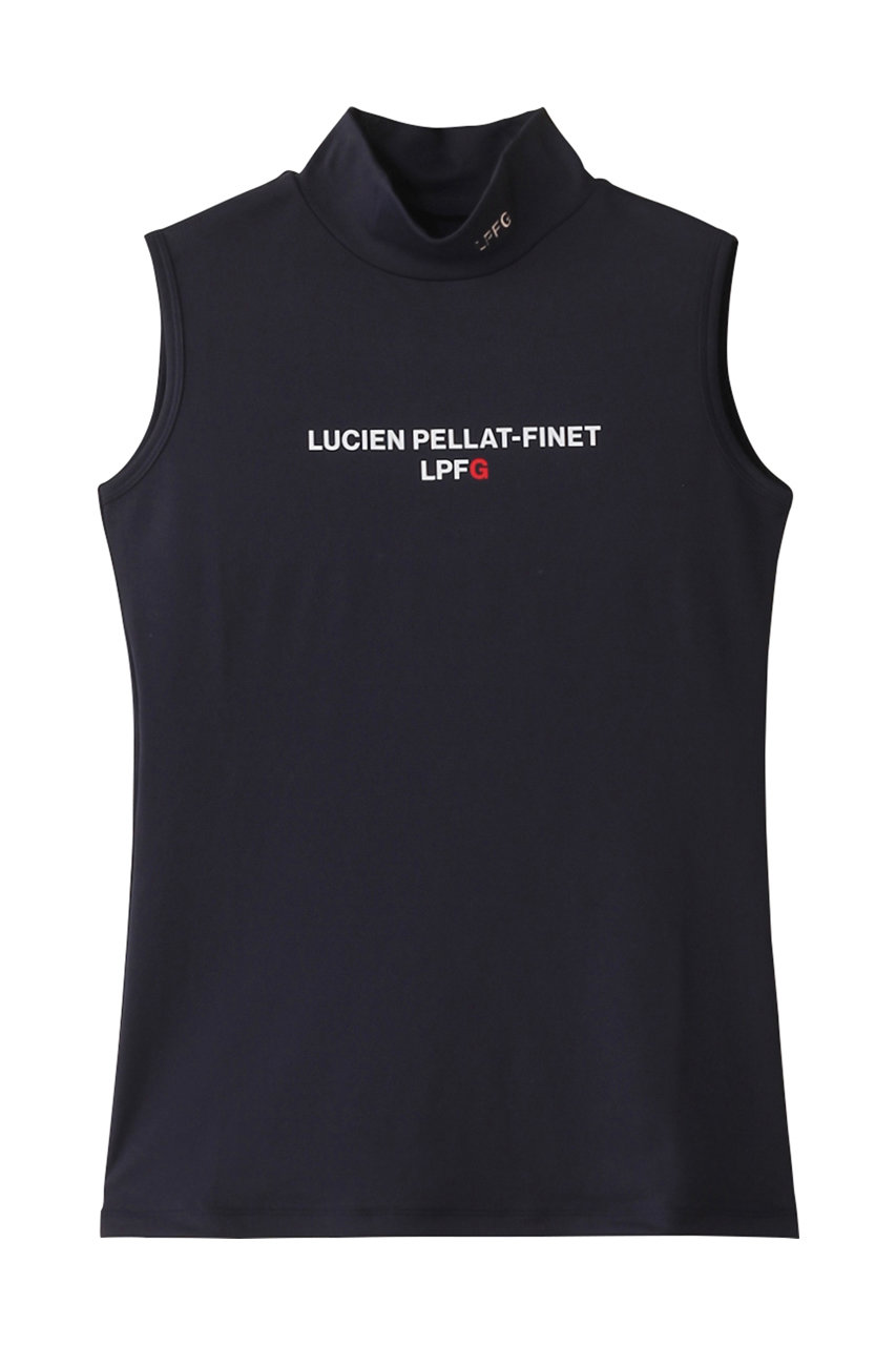 ルシアン ペラフィネ/lucien pellat-finetの【LUCIEN PELLAT FINET LPFG】ウィメンズ スリーブレスモックネックシャツ(ネイビー/309-94472-784)