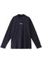 【MEN】【LUCIEN PELLAT FINET LPFG】モックネック プルオーバー LPFGロゴ ルシアン ペラフィネ/lucien pellat-finet ネイビー