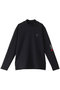 【MEN】【LUCIEN PELLAT FINET LPFG】モックネック プルオーバー LPFGサークルロゴ ルシアン ペラフィネ/lucien pellat-finet ブラック