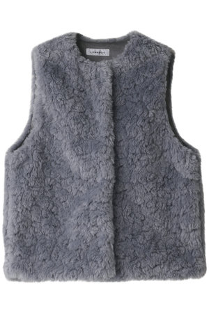 リナージオ/LIGNAGGIOの【LIGNAGGIO×ECOPEL】ランダムファー　ショートジレ(110800/110806)