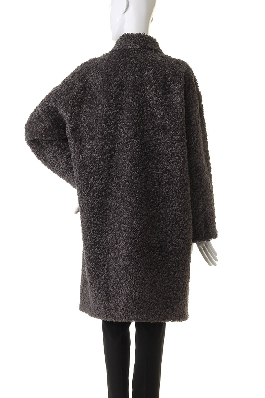 LIGNAGGIO(リナージオ)｜フェイクファー 巻毛タイプ1枚仕立てコート