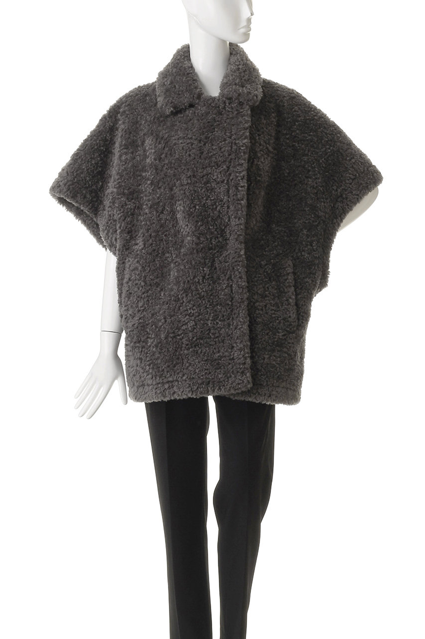 LIGNAGGIO(リナージオ)｜ラム風フェイクフレンチスリープジレ/グレー