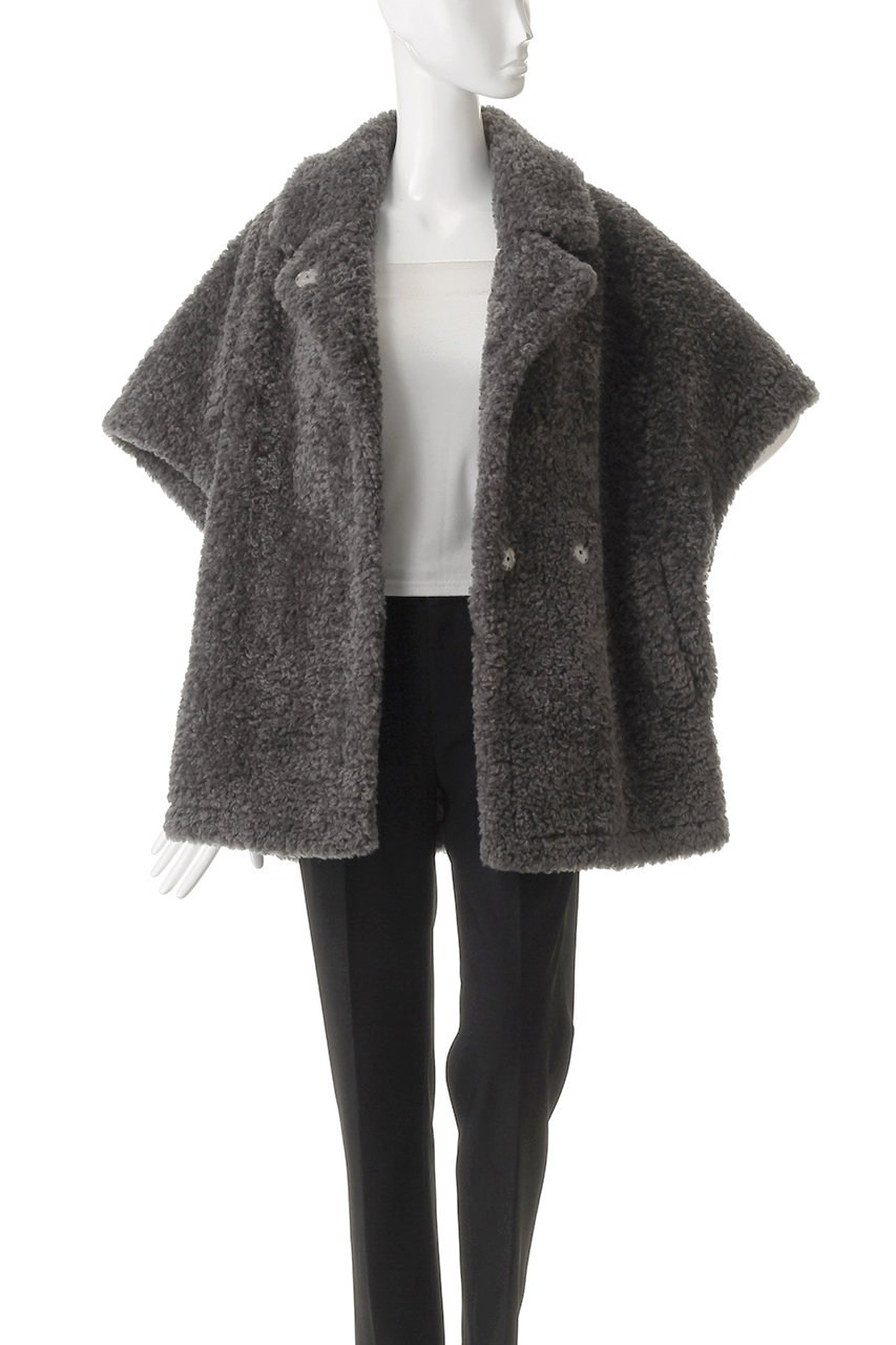 LIGNAGGIO(リナージオ)｜ラム風フェイクフレンチスリープジレ/グレー