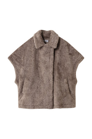 リナージオ/LIGNAGGIOのラム風フェイクフレンチスリープジレ(110800/110806)