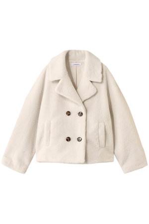 リナージオ/LIGNAGGIOのECOPELラムシャーリング風ショートジャケット(110800/110801)