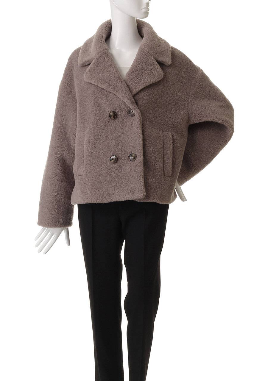 LIGNAGGIOリナージオ.フェイクラムボアフライトジャケット LIGNAGGIO｜リナージオのジャケット（ジャケット）通販｜ELLE SHOP