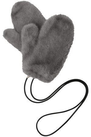 リナージオ/LIGNAGGIOのミンク風フェイクミトン