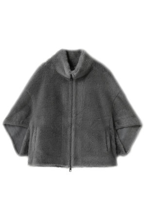 リナージオ/LIGNAGGIOの【予約販売】ミンク風フェイク1枚仕立てリバーシブルポンチョ