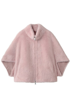 リナージオ/LIGNAGGIOの【予約販売】ミンク風フェイク1枚仕立てリバーシブルポンチョ