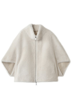 リナージオ/LIGNAGGIOの【予約販売】ミンク風フェイク1枚仕立てリバーシブルポンチョ