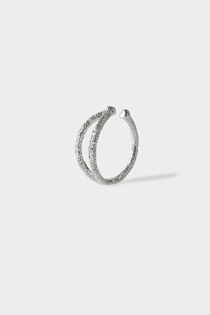 アヤミ ジュエリー/AYAMI jewelryのマーキスイヤーカフ(ピンキーリング2way)（片耳用）