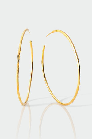 Hand Cutting フープピアス L