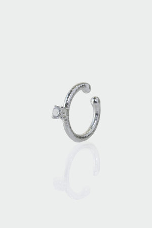 アヤミ ジュエリー/AYAMI jewelryの【ELLE SHOP限定】ラウンドストーンミニイヤーカフ（片耳用）