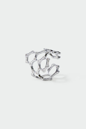 アヤミ ジュエリー/AYAMI jewelryのBee Honeycomb シングルイヤーカフ(片耳)