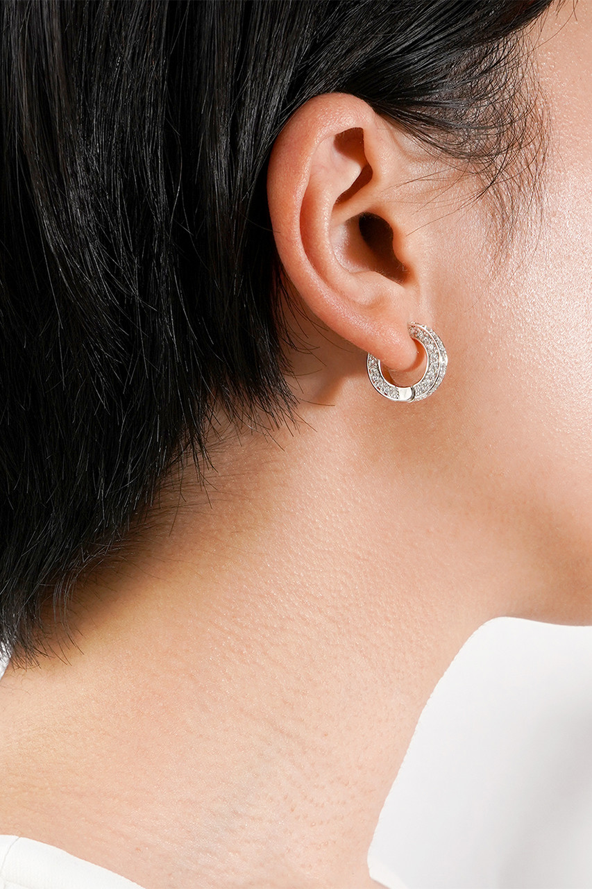 祝開店！大放出セール開催中】 AYAMI jewelry Pave Straight Earrings 