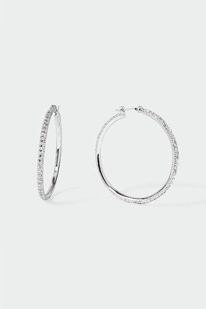 アヤミ ジュエリー/AYAMI jewelryの【予約販売】Pave Big Hoop ピアス(150100/150101)