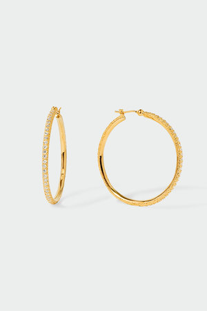 アヤミ ジュエリー/AYAMI jewelryの【予約販売】Pave Big Hoop ピアス(150100/150101)