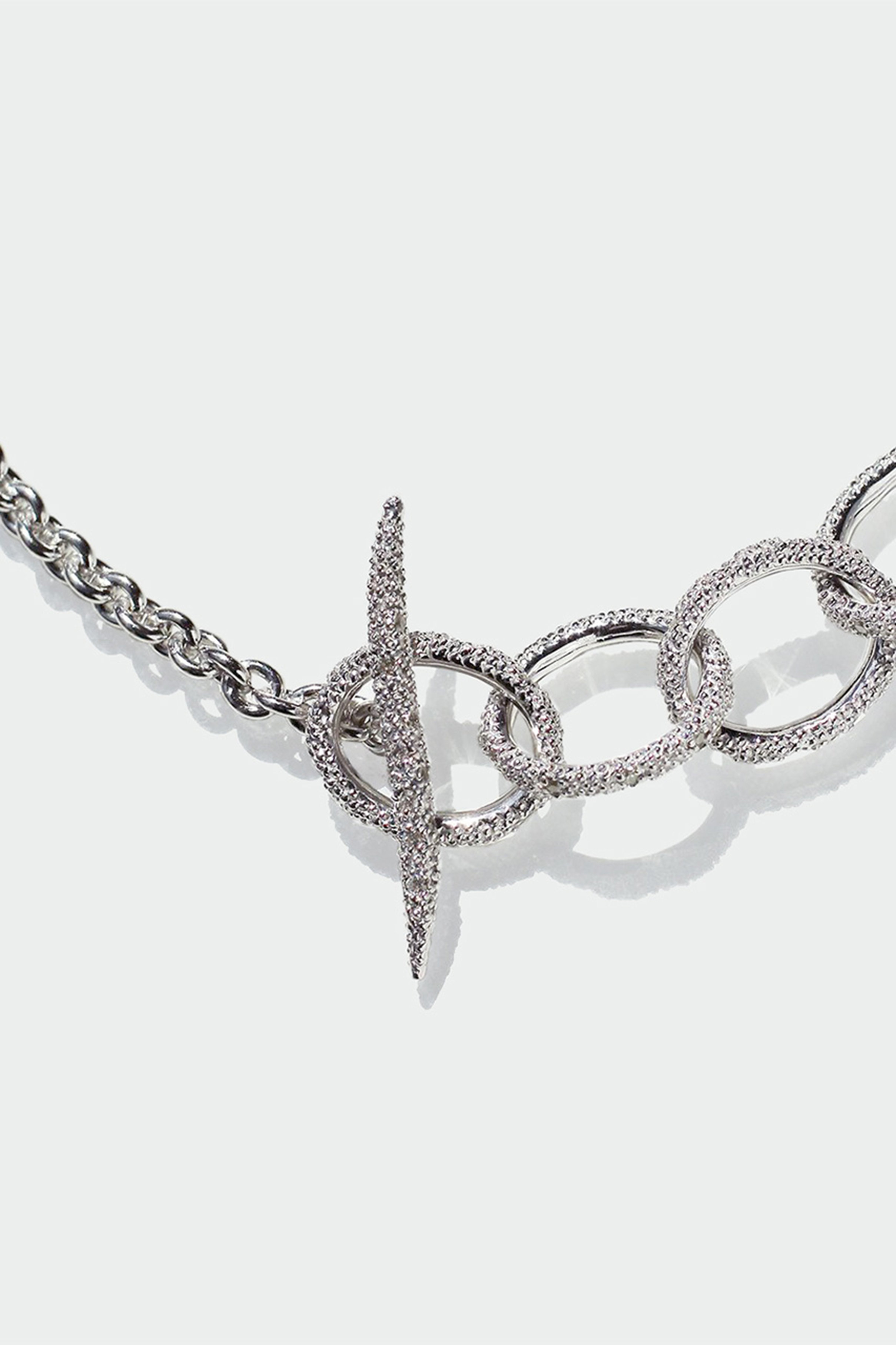 アヤミジュエリー Pave Chain Short Necklace ネックレス