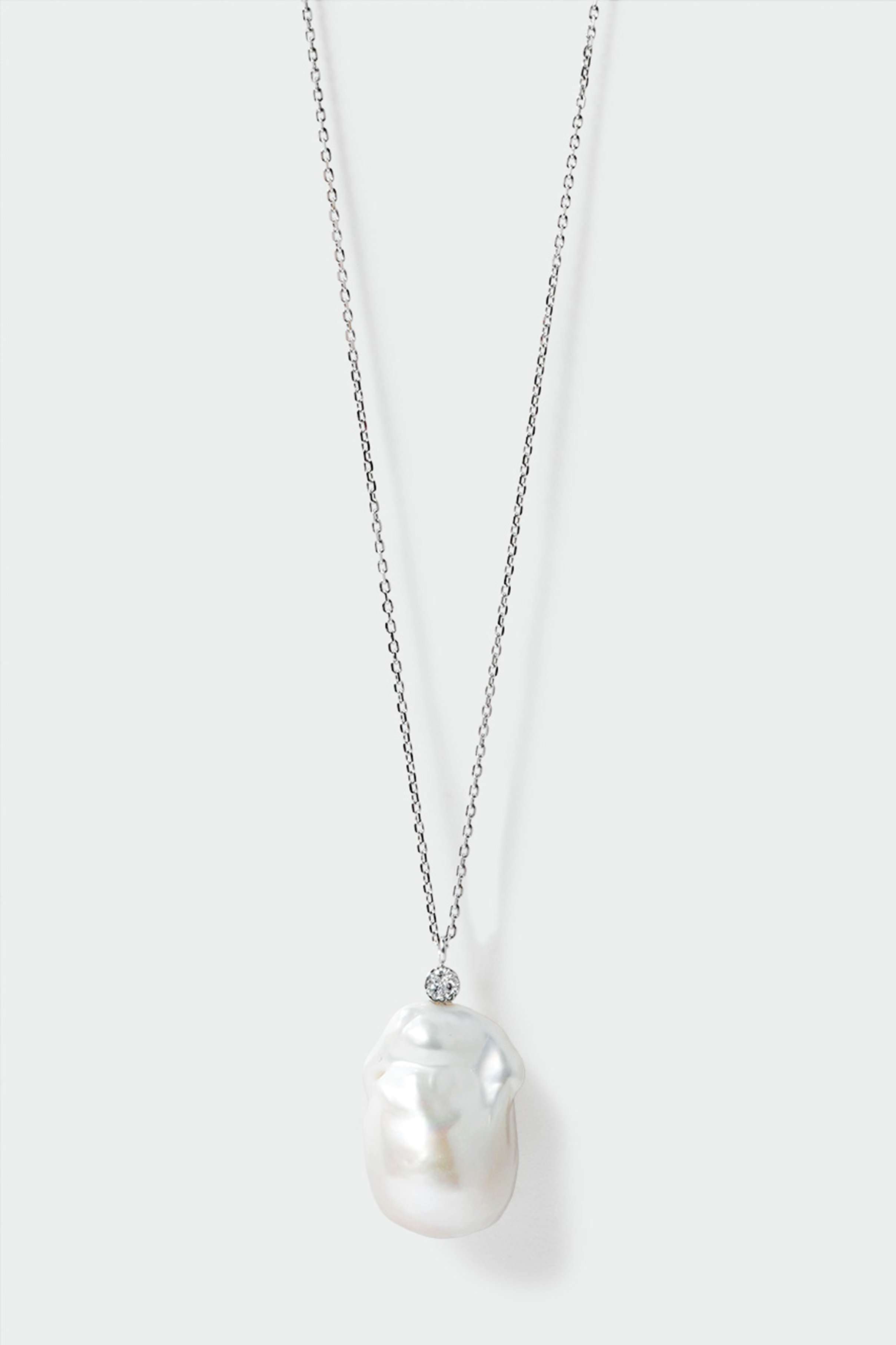 ＜ELLE SHOP＞ AYAMI jewelry 【ELLE SHOP限定】Baroque Pearl ネックレス (シルバー F) アヤミ ジュエリー ELLE SHOP