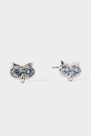 アヤミ ジュエリー/AYAMI jewelryの【ELLE SHOP限定】Aquamarine Owl ピアス