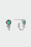 【ELLE SHOP限定】Emerald Hoop ピアス