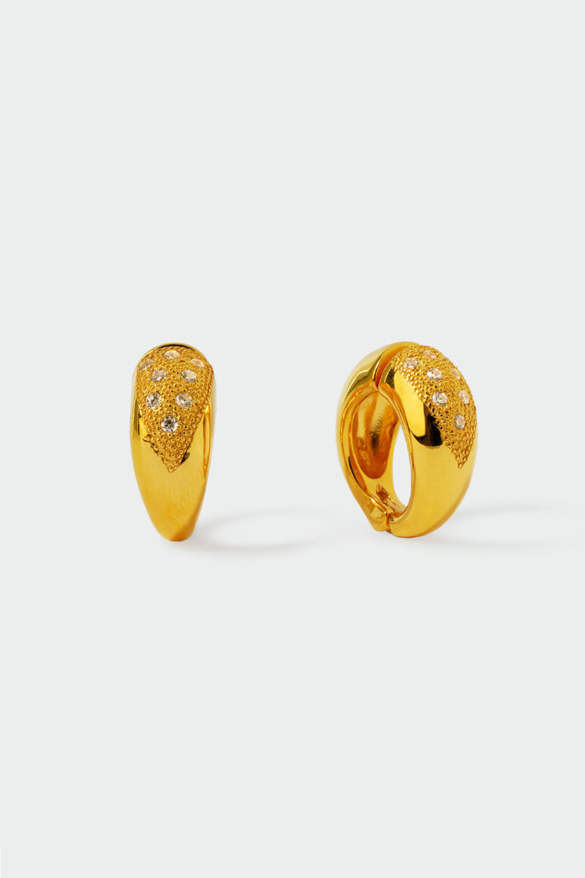 アヤミ ジュエリー/AYAMI jewelryのPlump Pave イヤリング(ゴールド/AE-G241601)