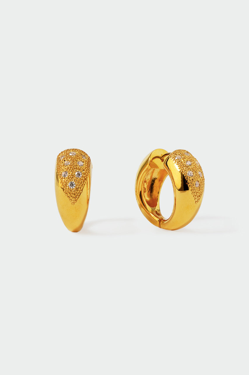 アヤミ ジュエリー/AYAMI jewelryのPlump Pave ピアス(ゴールド/APS-G242601)