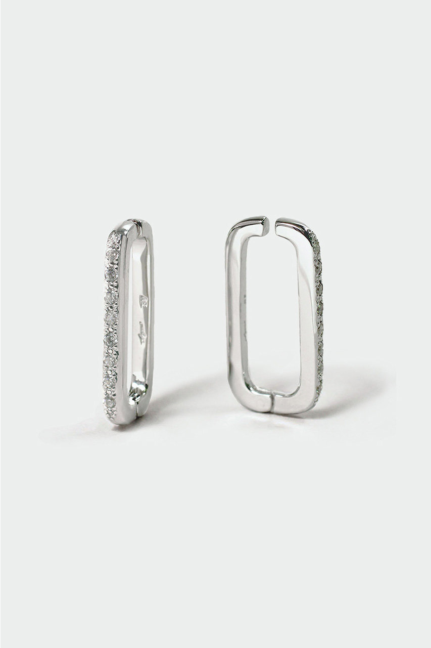 アヤミ ジュエリー/AYAMI jewelryのRectangle イヤリング(シルバー/AE-G211608)