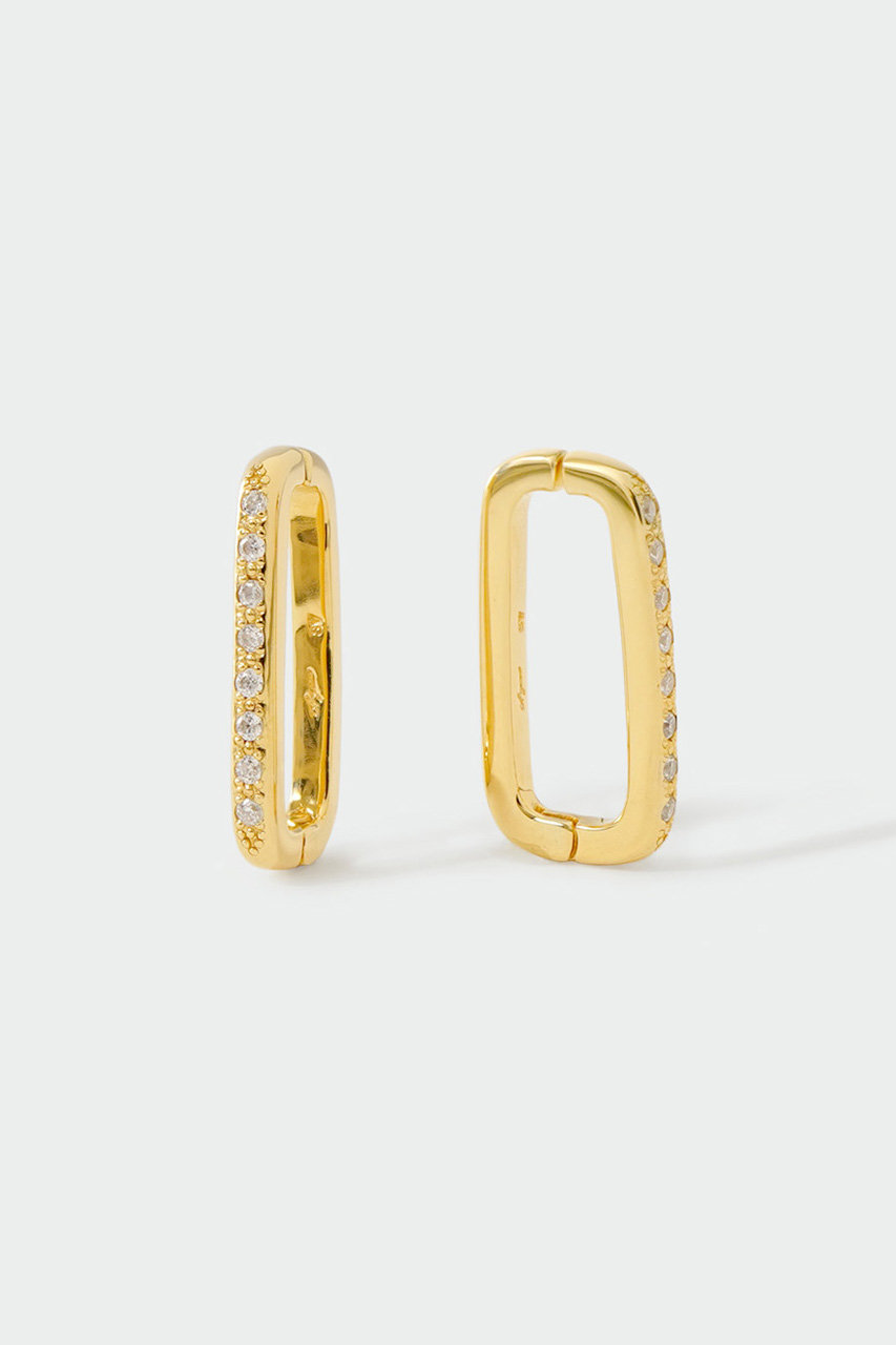 アヤミ ジュエリー/AYAMI jewelryのRectangle イヤリング(ゴールド/AE-G211608)