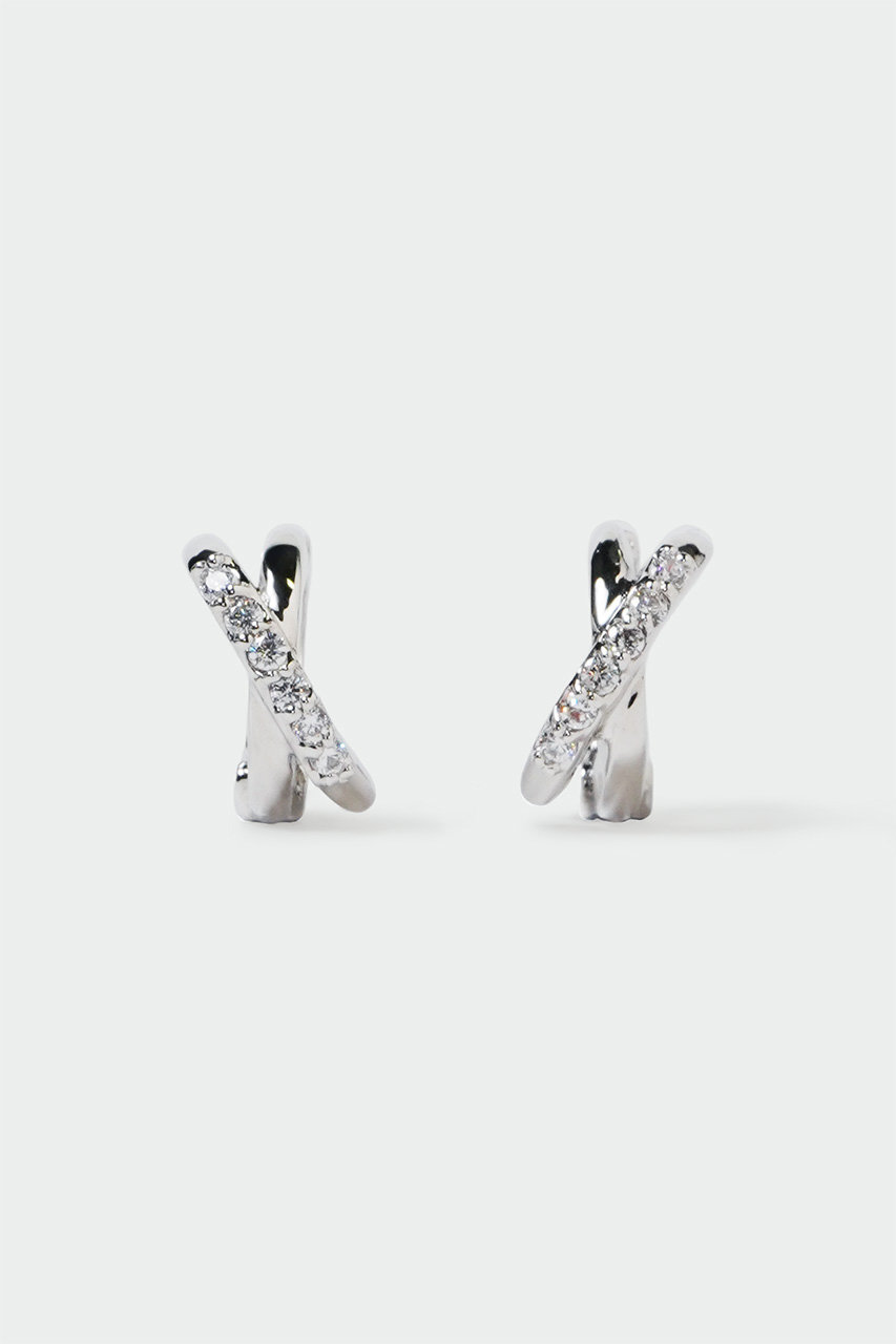 アヤミ ジュエリー/AYAMI jewelryのCross イヤリング(シルバー/AE-B261802)