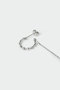 Hoop Chain シングルピアス（片耳用） アヤミ ジュエリー/AYAMI jewelry