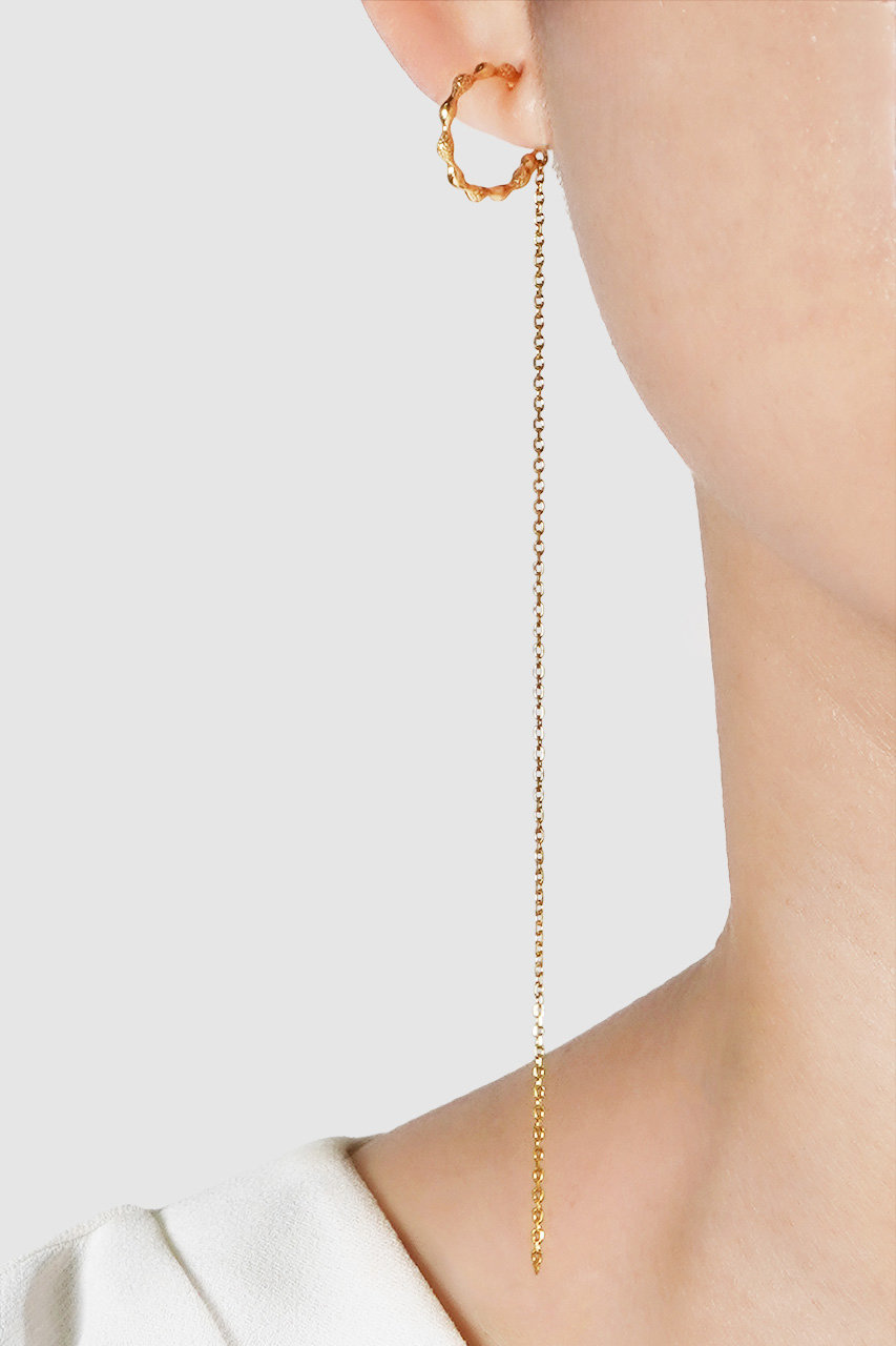 AYAMI jewelry(アヤミ ジュエリー)｜Hoop Chain シングルピアス（片耳 