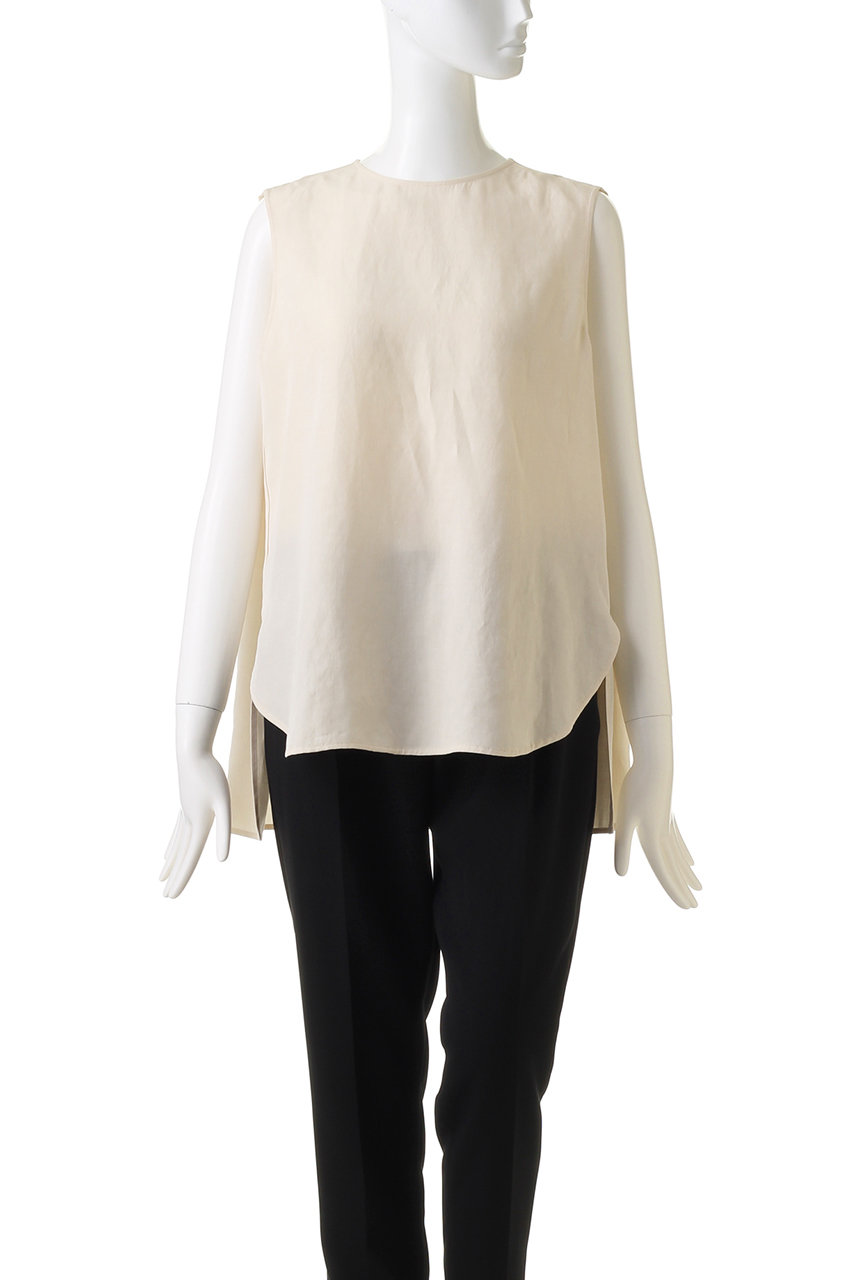 Sacra サクラ ビスコースリネンタンブルブラウス エクリュ の通販 Elleshop エル ショップ