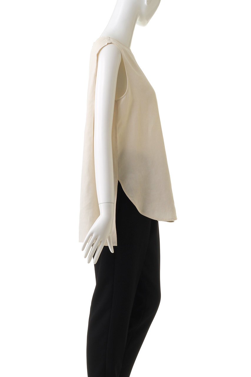 Sacra サクラ ビスコースリネンタンブルブラウス エクリュ の通販 Elleshop エル ショップ