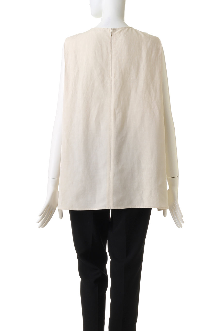 Sacra サクラ ビスコースリネンタンブルブラウス エクリュ の通販 Elleshop エル ショップ