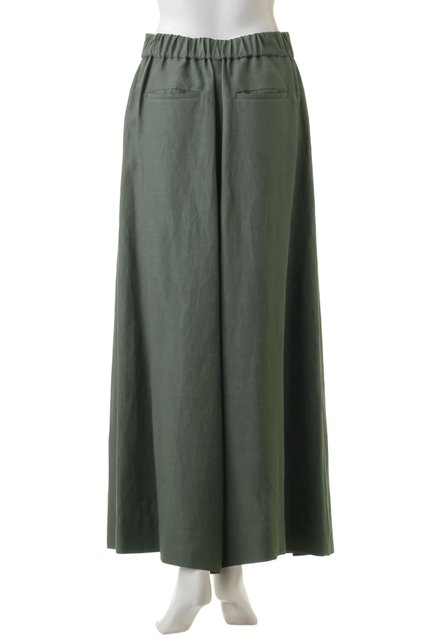 Sacra サクラ ビスコースリネンタンブルワイドパンツ アッシュグリーン の通販 Elleshop エル ショップ