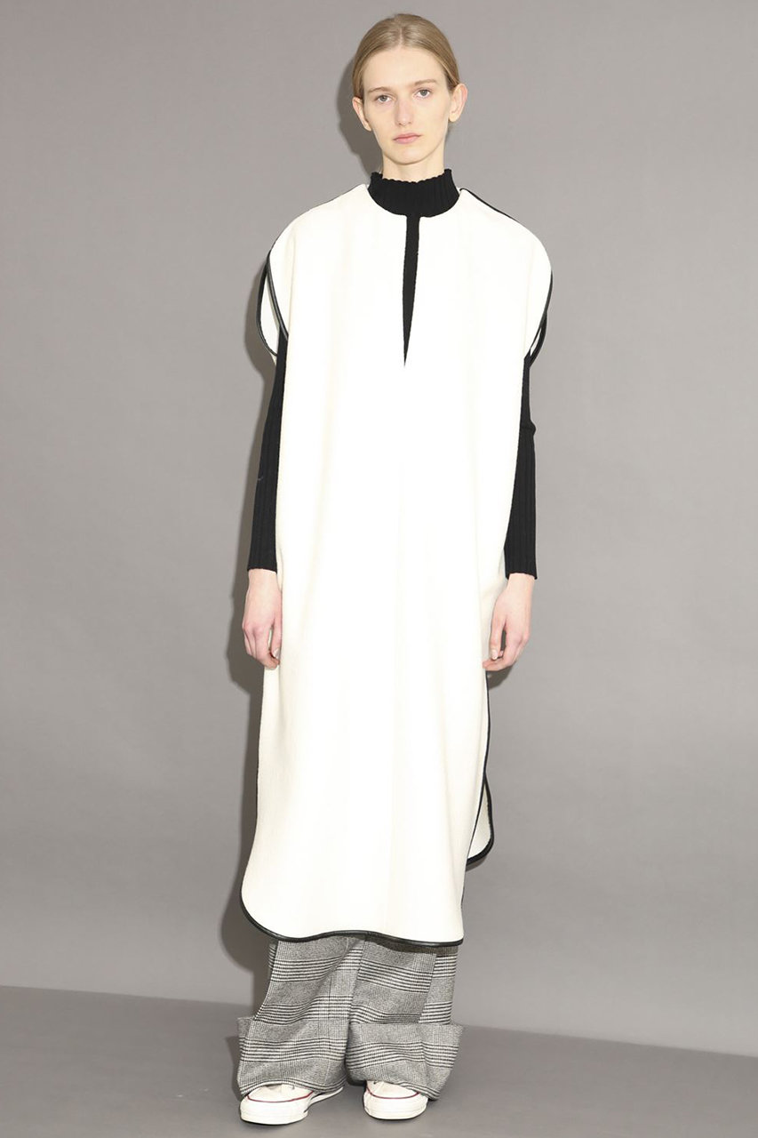 Sacra サクラ ウールパイルワンピース オフホワイト の通販 Elleshop エル ショップ