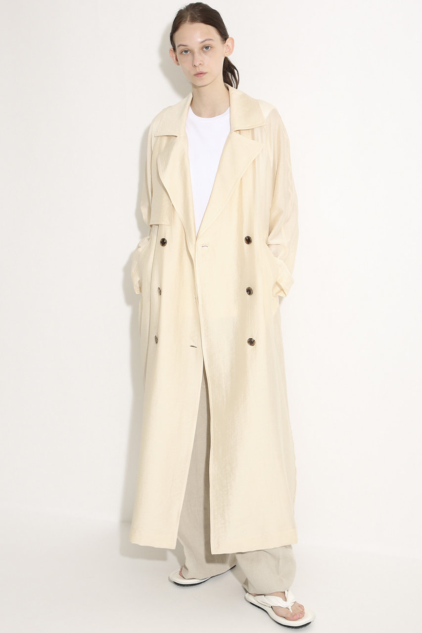 Sacra サクラ ロングコート ライトベージュ の通販 Elleshop エル ショップ