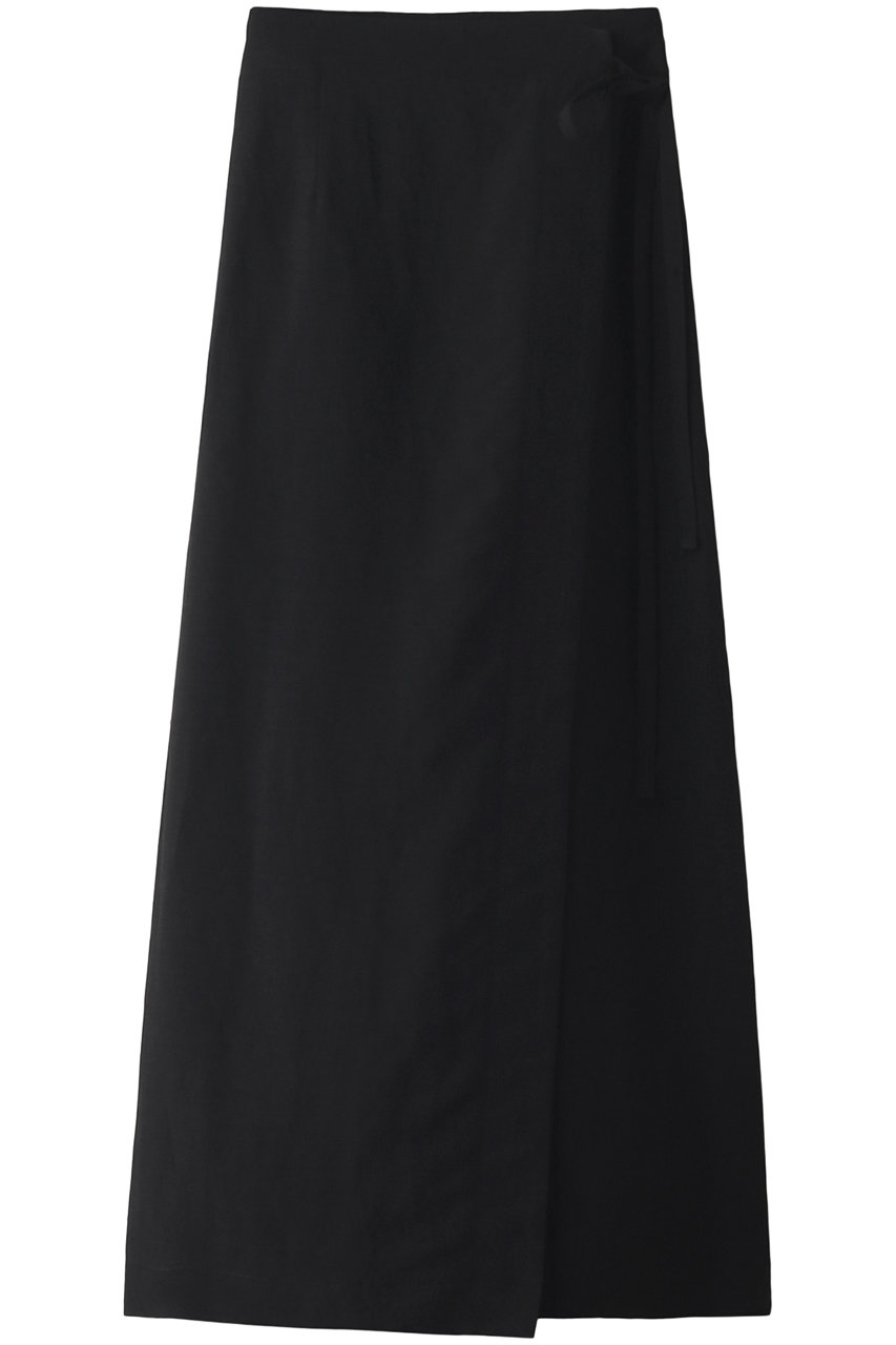 レーヨンリネン巻きスカート