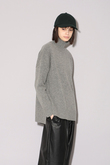 ハーフウーステッドウールプルオーバー